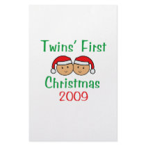 Twins First Christmas stationery by Scrappintwins Twins First Christmas stationery