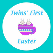 Twins First Easter stickers by Scrappintwins Twins First Easter stickers