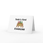 Twins First Kwanzaa Cards