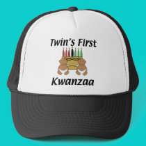 Twins First Kwanzaa hats