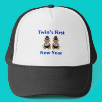 Twins First New Year hats