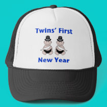 Twins First New Year (no date) hats