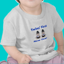 Twins First New Year t-shirts
