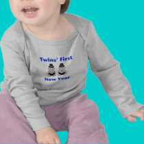 Twins First New Year t-shirts