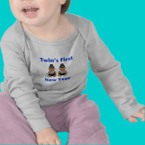 Twins First New Year t-shirts