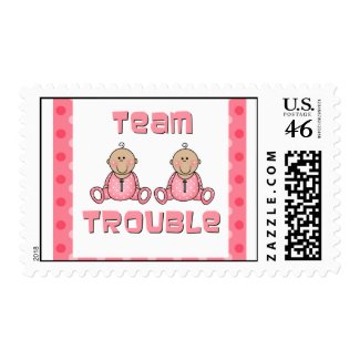 Twins Girls stamp