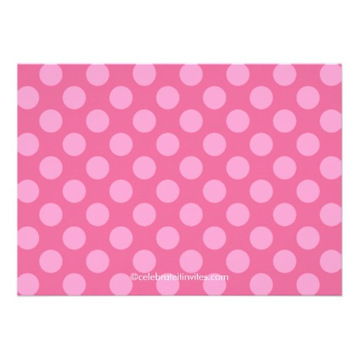 Twins Girls Umbrella Baby Shower Invitation Pink