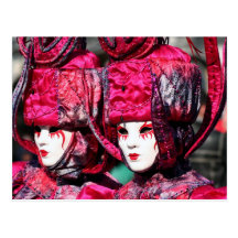 Twins in Venice Postcard