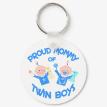 Twin's Mom Mother's Day Twin Boys Key Chain keychains by jamiecreates1 Twin's Mom Mother's Day Twin Boys Key Chain keychains