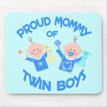 Twin's Mom Mother's Day Twin Boys mousepads by jamiecreates1 Twin's Mom Mother's Day Twin Boys mousepads