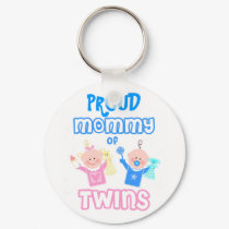 Twin's Mom Mother's Day Twins keychains