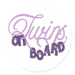 Twins On Board stickers