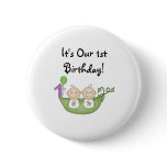 Twins Peas in a Pod  First Birthday