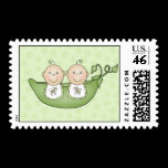 Twins Peas in the Pod stamps