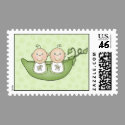 Twins Peas in the Pod stamps
