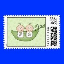 Twins Peas in the Pod stamps