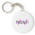Twins (Pink Feet) Key Chains