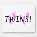 Twins (Pink Feet) mousepads by CelebrationZazzle Twins (Pink Feet) mousepads