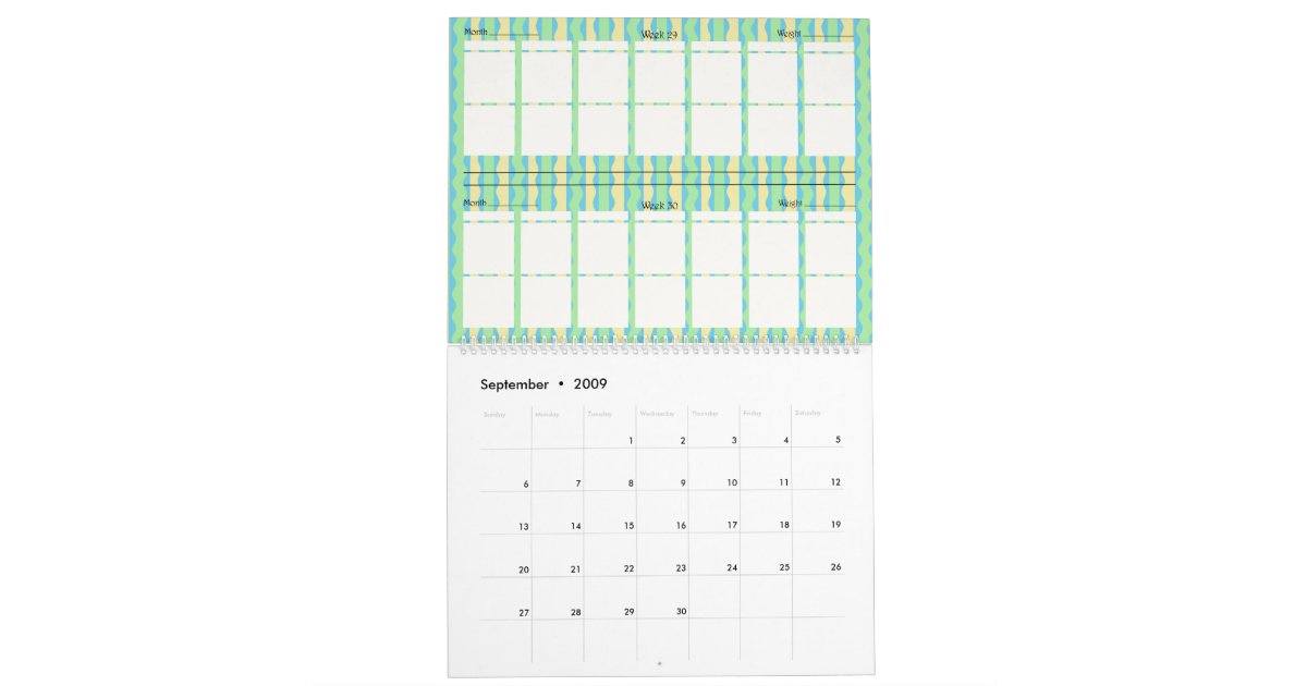 Twins Pregnancy Calendar Zazzle