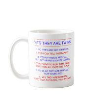 Twins Questions Fraternal Mug