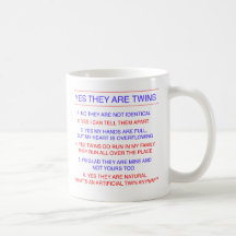 Twins Questions Fraternal Mug