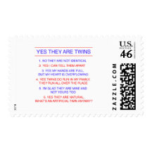 Twins Questions Fraternal Stamp
