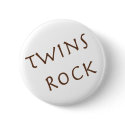 Twins Rock buttons by Scrappintwins Twins Rock buttons