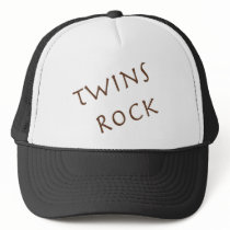 Twins Rock hats by Scrappintwins Twins Rock hats