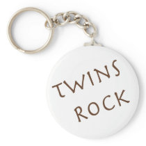 Twins Rock Key Chains