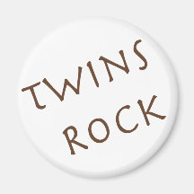 Twins Rock Magnets