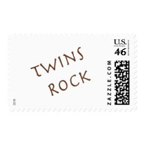 Twins Rock Postage