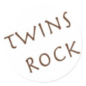 Twins Rock stickers by Scrappintwins Twins Rock stickers