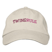 TWINS RULE EMBROIDERED HAT