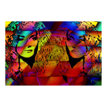 twins share a rainbow posters