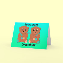 Twins Share Everything cards