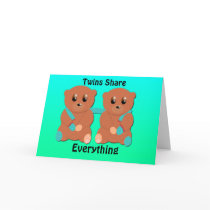 Twins Share Everything cards