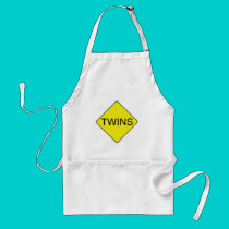 twins sign aprons by Scrappintwins twins sign aprons