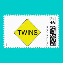 twins sign postage by Scrappintwins twins sign postage