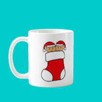 Twins Stocking Graphic mugs