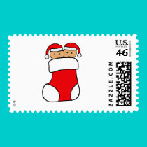 Twins Stocking Graphic stamps