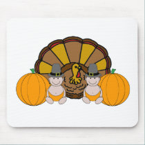 Twins Thanksgiving Graphic mousepads by Scrappintwins Twins Thanksgiving Graphic mousepads