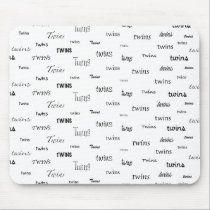 Twins Twins Twins mousepads by Scrappintwins Twins Twins Twins mousepads