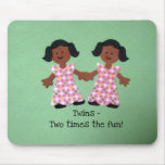 Twins - two times the fun! mouse pads