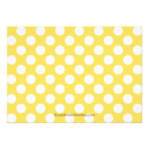 Twins Umbrella Baby Shower Invitation Yellow