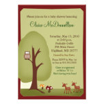 TWINS Woodland Forest  5x7 Baby Shower Invitation