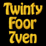 Twinty Foor 7ven - Gun Owner embroidered shirts