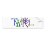 Twirl Bumper Stickers