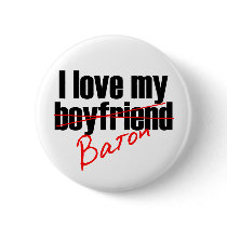 Twirl : I love my Baton Pinback Button