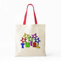 Twirl Stars Tote Bag