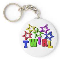 Twirl Stars Keychain
